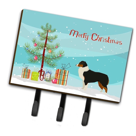 Carolines Treasures Australian Shepherd Christmas Tree Leash or Key Holder CK3516TH68